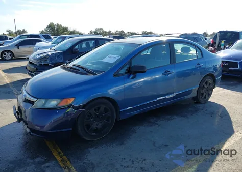 2008 Honda Civic Lx z USA, uszkodzony, nr VIN 1HGFA16508L107092